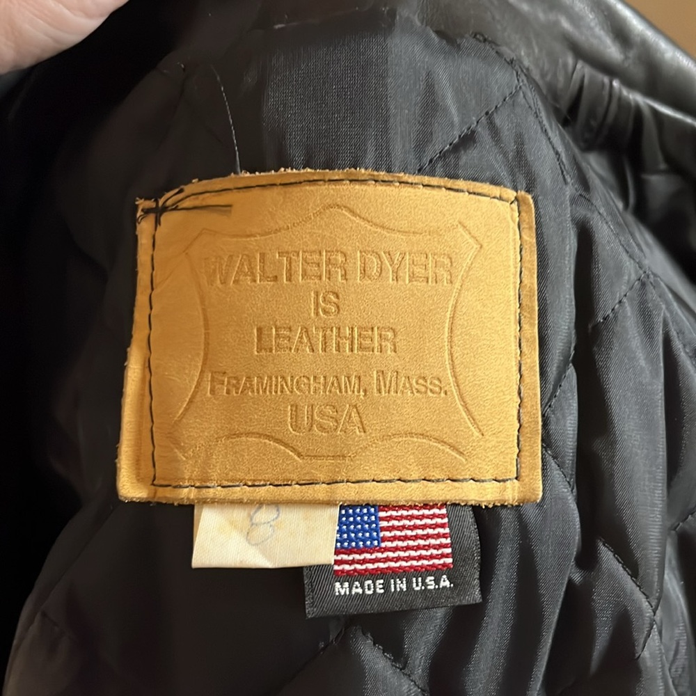 Leather motorcycle jacket 🧥🏍 heavy weight - Picture 8 of 9